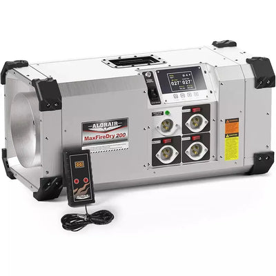 AlorAir MaxFireDry 200 Portable Electric Heater 20,000 BTU with Thermostat, PTC Thermistor, Timer, LCD Display - B09J25FNTN  Mini Split Systems Direct