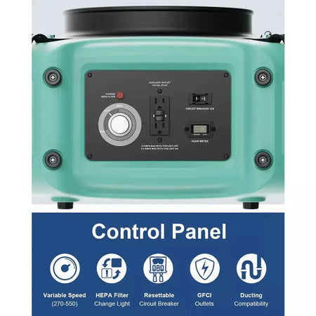 AlorAir PureAiro HEPA Max 770 industrial Air Scrubber X002STPS0J - X002STPS0J  Mini Split Systems Direct