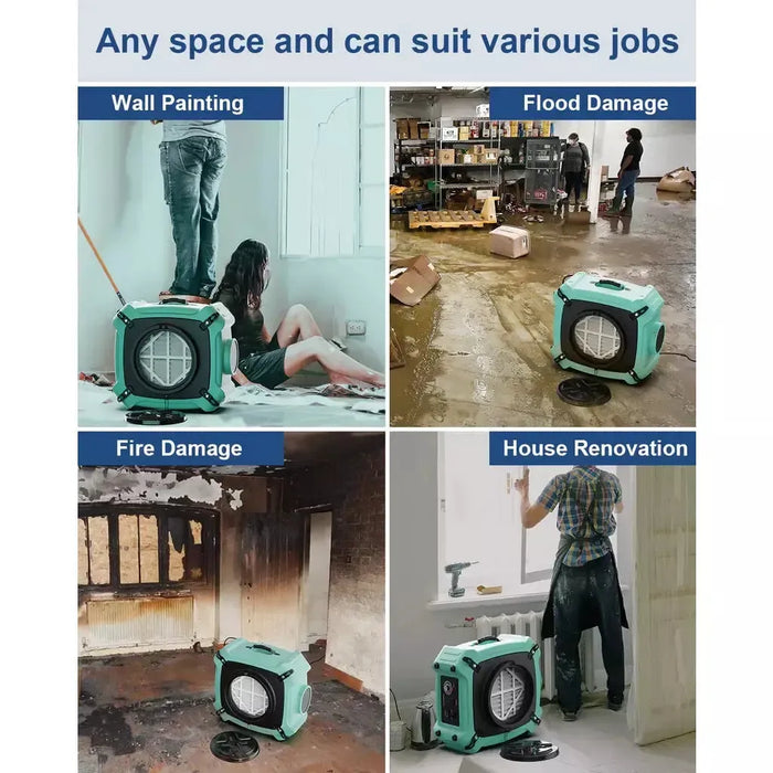 AlorAir PureAiro HEPA Max 770 industrial Air Scrubber X002STPS0J - X002STPS0J  Mini Split Systems Direct