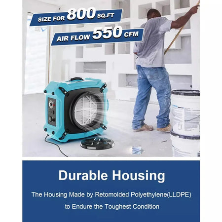 AlorAir PureAiro HEPA Max 870 Air Scrubber Stackable, Portable - HEPA-870-MAX  Mini Split Systems Direct