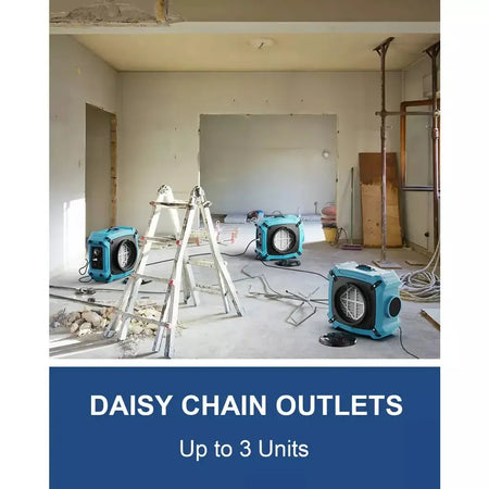 AlorAir PureAiro HEPA Max 870 Air Scrubber Stackable, Portable - HEPA-870-MAX  Mini Split Systems Direct