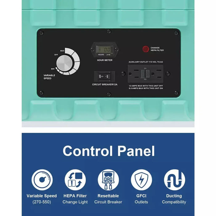 AlorAir PureAiro HEPA Pro 770 Industrial Air Scrubber X002STPW9V - X002STPW9V  Mini Split Systems Direct