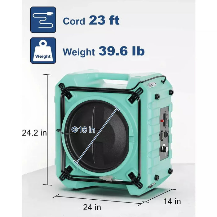 AlorAir PureAiro HEPA Pro 770 Industrial Air Scrubber X002STPW9V - X002STPW9V  Mini Split Systems Direct