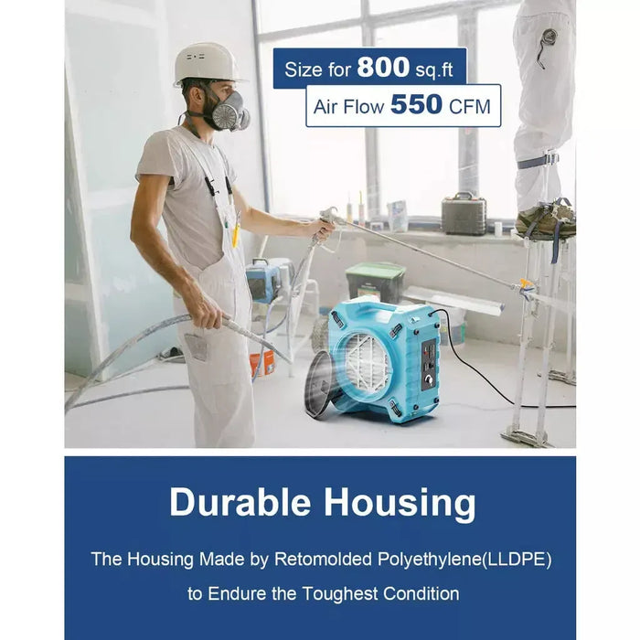 AlorAir PureAiro HEPA Pro 870 Air Scrubber UV-C Light - HEPA-Pro-870  Mini Split Systems Direct