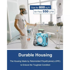 AlorAir PureAiro HEPA Pro 870 Air Scrubber UV-C Light - HEPA-Pro-870  Mini Split Systems Direct