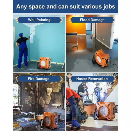 AlorAir PureAiro HEPA Pro 970 Air Scrubber - B088NB1HJM  Mini Split Systems Direct