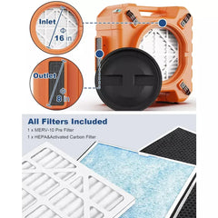 AlorAir PureAiro HEPA Pro 970 Air Scrubber - B088NB1HJM  Mini Split Systems Direct