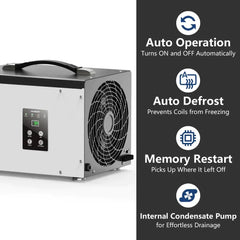 AlorAir Sentinel HD35P Energy Star 70 Pint Dehumidifier with Pump and Hose for Basements or Crawl Spaces - Sentinel-HD35  Mini Split Systems Direct