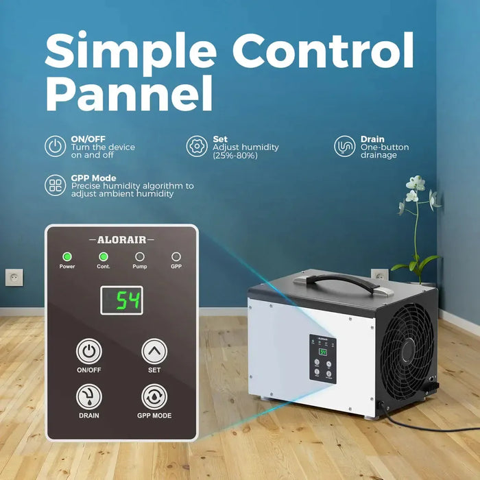 AlorAir Sentinel HD35P Energy Star 70 Pint Dehumidifier with Pump and Hose for Basements or Crawl Spaces - Sentinel-HD35  Mini Split Systems Direct
