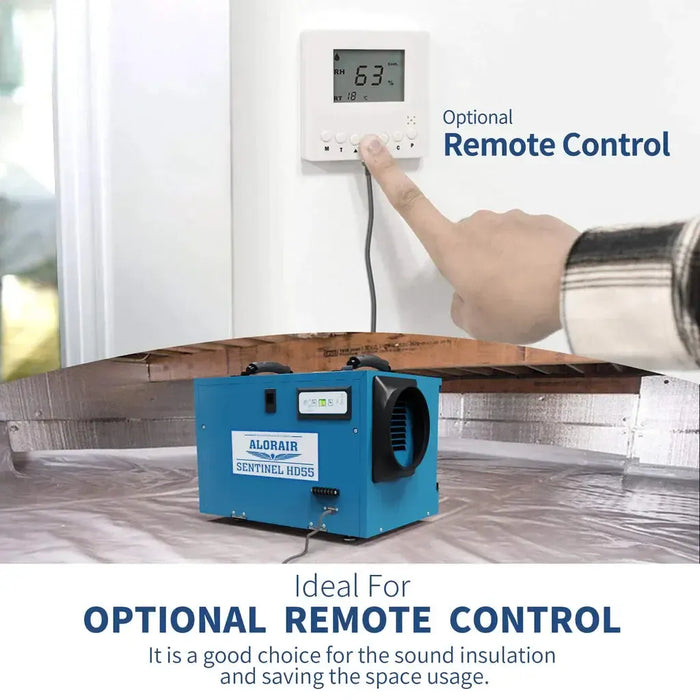 AlorAir Sentinel HD55 Commercial Dehumidifier with Drain Hose for Crawl Spaces - X002PLZ9CR-X002WCF2RB-B01LWA8J37  Mini Split Systems Direct