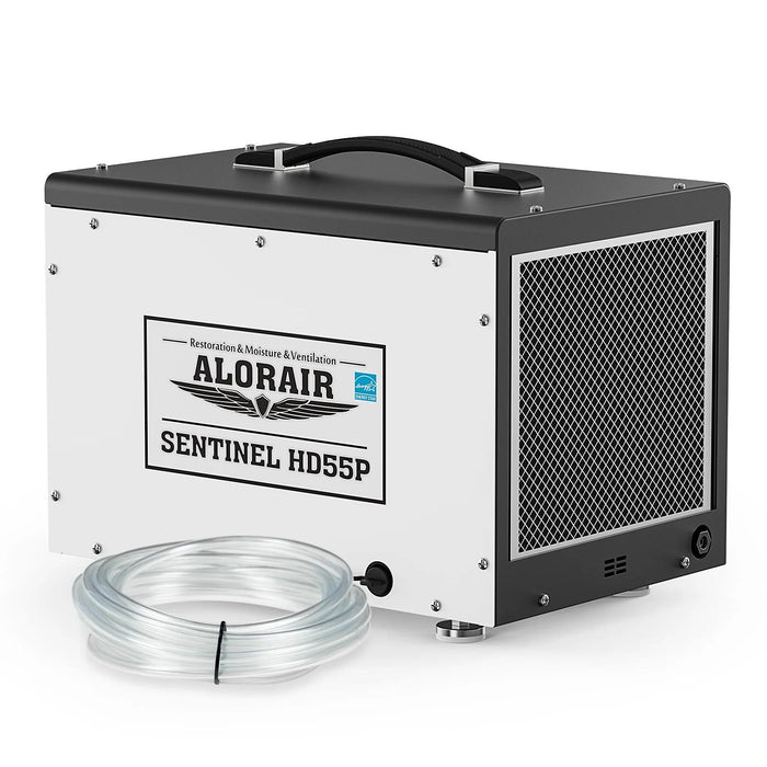AlorAir Sentinel HD55P Dehumidifier with Pump and Drain Hose | 120 PPD, Auto Defrost, Humidity Control | Size for 1500 sq.ft - Sentinel-HD55P  Mini Split Systems Direct