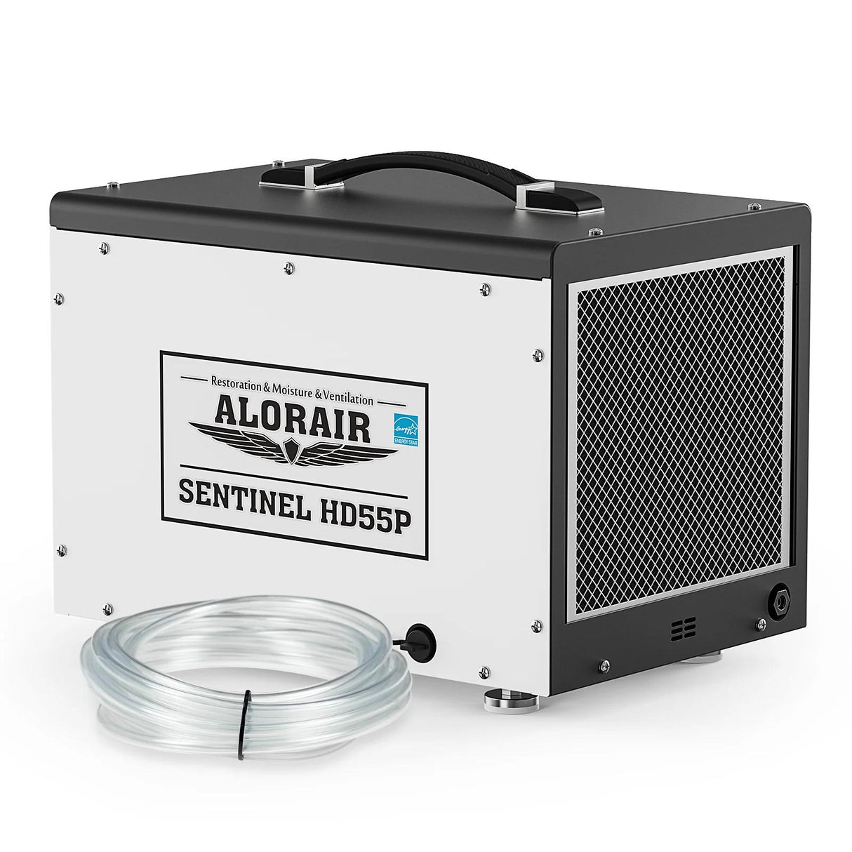 AlorAir Sentinel HD55P Dehumidifier with Pump and Drain Hose | 120 PPD, Auto Defrost, Humidity Control | Size for 1500 sq.ft