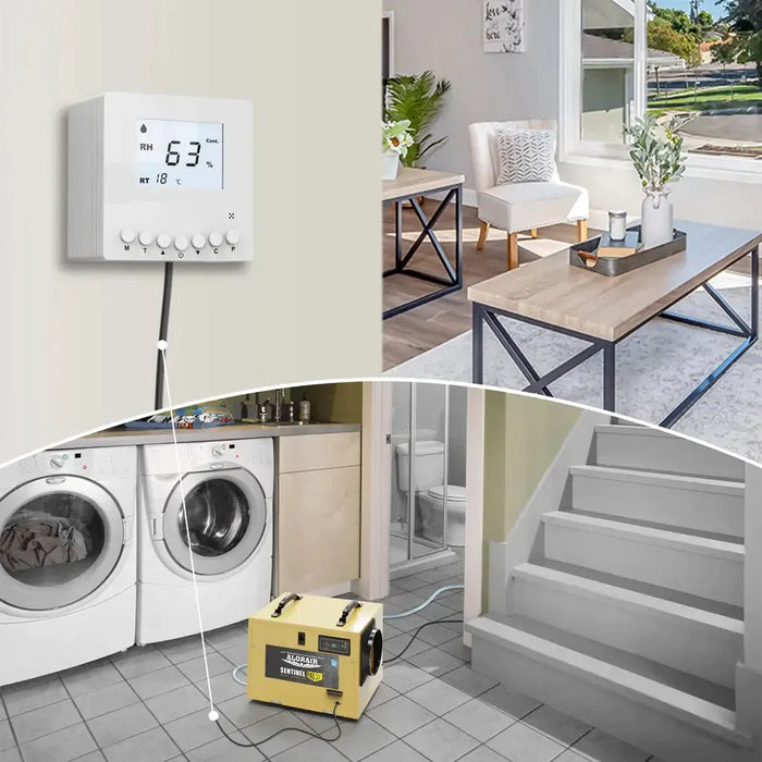 AlorAir Sentinel HD55S 120 PPD Dehumidifier in Gold for Basement, Crawl Space, Commercial Use - Sentinel HD55S-Gold  Mini Split Systems Direct