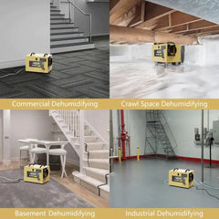 AlorAir Sentinel HD55S 120 PPD Dehumidifier in Gold for Basement, Crawl Space, Commercial Use - Sentinel HD55S-Gold  Mini Split Systems Direct