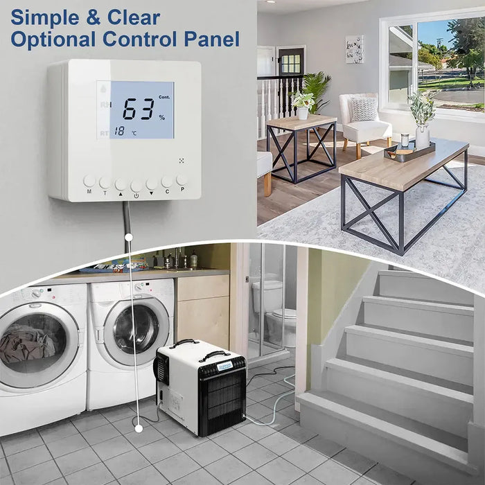 AlorAir Sentinel HD90 Energy Star Basement & Crawl Space Dehumidifier 90 Pints/Day - Sentinel HD90 - Sentinel-HD90  Mini Split Systems Direct