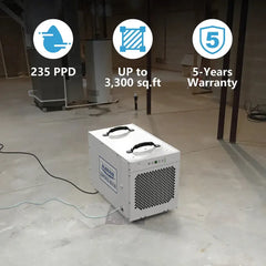 AlorAir Sentinel HDi120 LGR Dehumidifier with Pump - Sentinel-HDi120  Mini Split Systems Direct