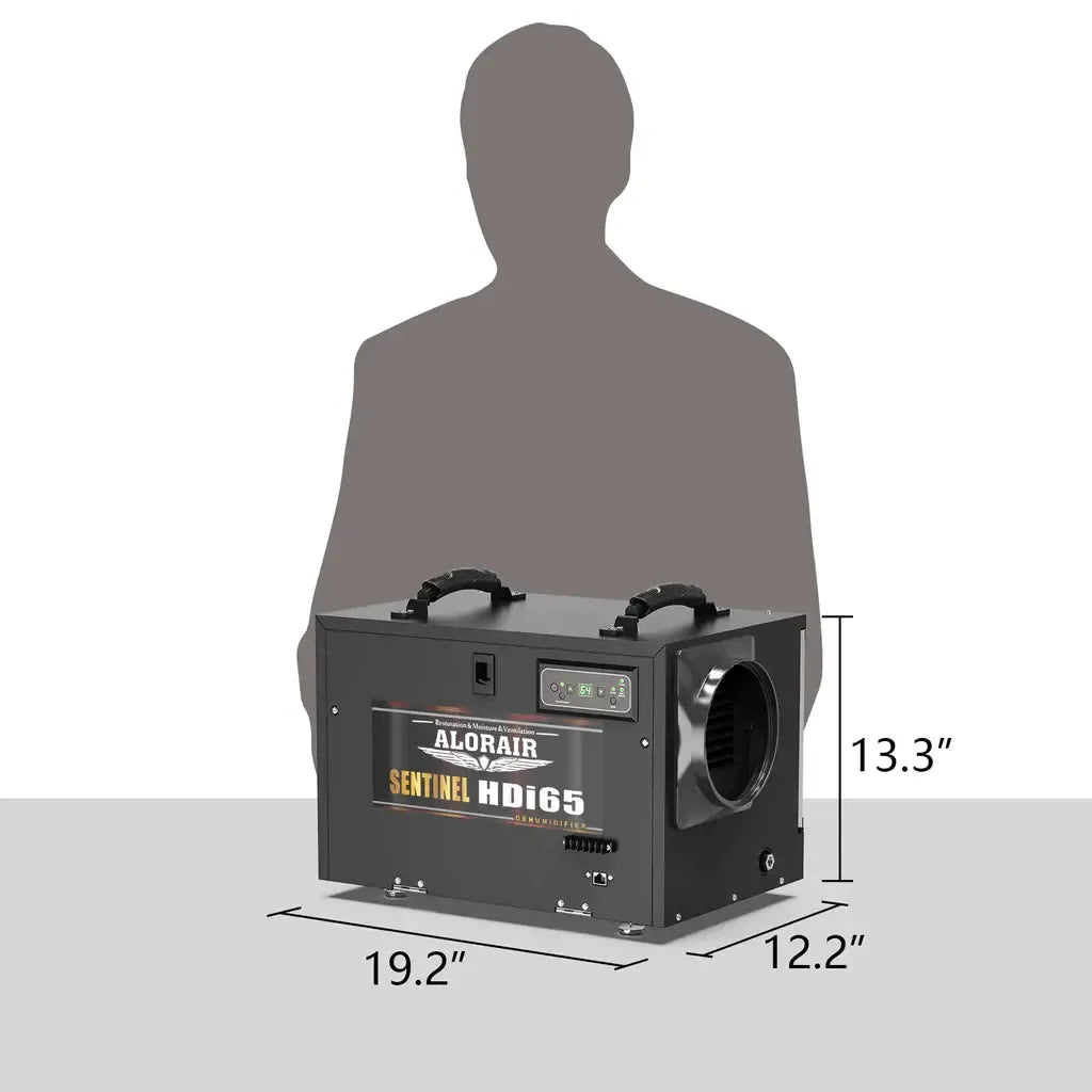 AlorAir Sentinel HDi65s Black Commercial Dehumidifiers Crawl Space Basement dehumidifier with Pump X003A6LVBJ