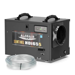 AlorAir Sentinel HDi65s Black Commercial Dehumidifiers Crawl Space Basement dehumidifier with Pump X003A6LVBJ - X003A6LVBJ  Mini Split Systems Direct