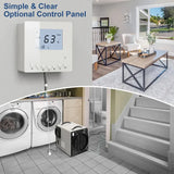 AlorAir Sentinel HDi90 Ductable Version 90 PPD Basement and Crawl Space Dehumidifier with Drain Hose and Pump