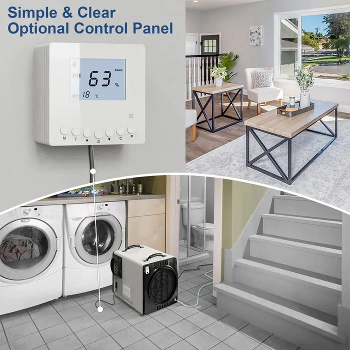 AlorAir Sentinel HDi90 Ductable Version 90 PPD Basement and Crawl Space Dehumidifier with Drain Hose and Pump - HDi90-DUCTABLE  Mini Split Systems Direct