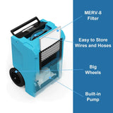 AlorAir Storm DP 110 PPD Commercial Dehumidifier with Pump - App Enabled