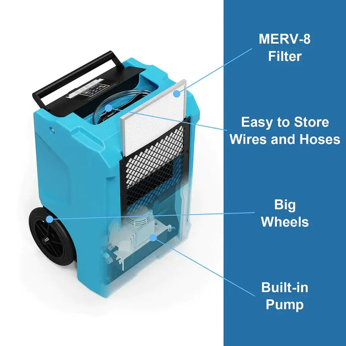 AlorAir Storm DP 110 PPD Commercial Dehumidifier with Pump - App Enabled - Storm-DP-Blue-Storm-DP-Yellow  Mini Split Systems Direct