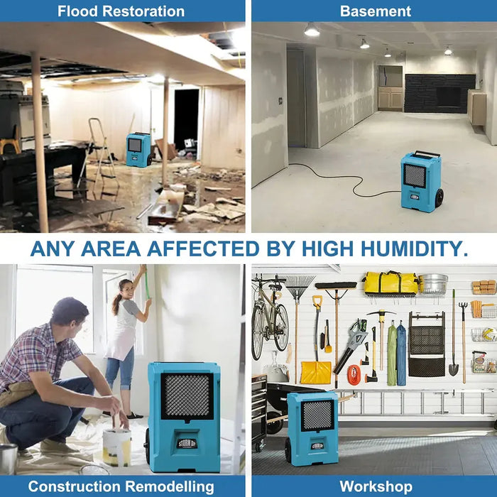 AlorAir Storm DP 110 PPD Commercial Dehumidifier with Pump - App Enabled - Storm-DP-Blue-Storm-DP-Yellow  Mini Split Systems Direct