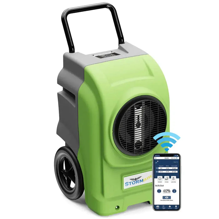 AlorAir Storm Elite Commercial Dehumidifier with Pump and Wi-Fi 270 PPD - X0037KT0LL-X0037KUKDD-X0037KUL0Z-X0037KREFF  Mini Split Systems Direct