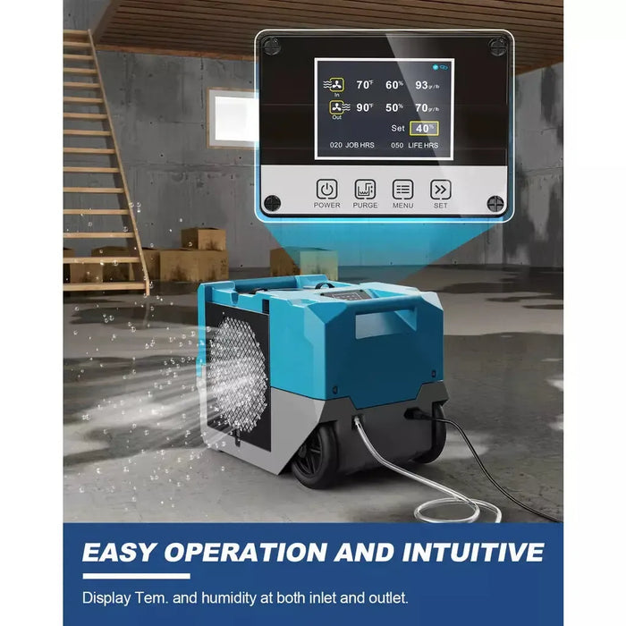 AlorAir Storm LGR 1250 125 PPD Industrial Commercial Dehumidifier with Pump - X002J9KWNV-X002J92YPF  Mini Split Systems Direct