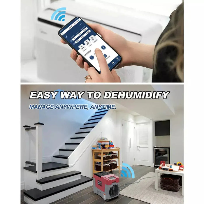 AlorAir Storm LGR 850X 180 PPD WiFi Commercial Dehumidifier - X002S7W1DX  Mini Split Systems Direct