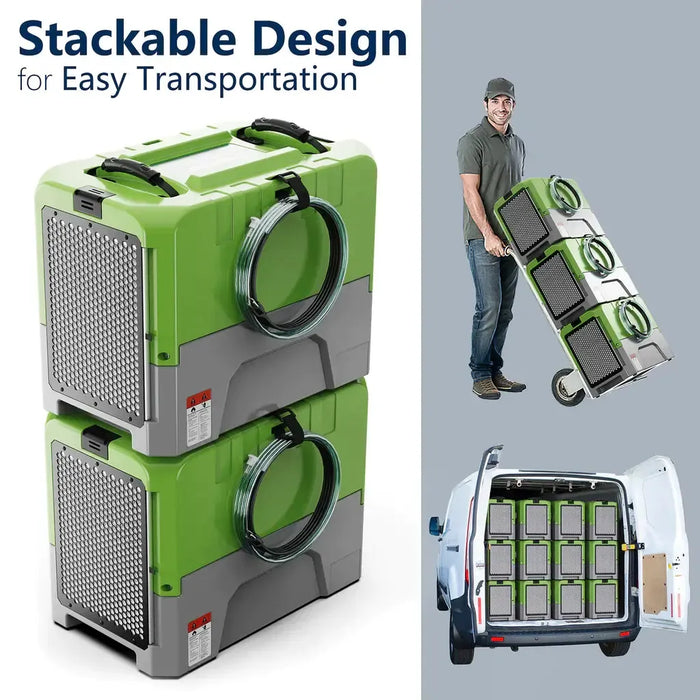AlorAir Storm LGR Extreme 85 PPD Commercial Dehumidifier with Pump for Restoration - Storm LGR Extreme-Green-Storm LGR Extreme-Red-Storm LGR Extreme-Blue-Storm LGR Extreme-Yellow  Mini Split Systems Direct