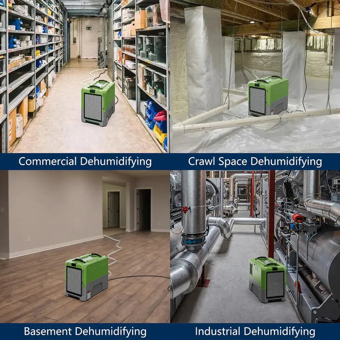 AlorAir Storm LGR Extreme 85 PPD Commercial Dehumidifier with Pump for Restoration - Storm LGR Extreme-Green-Storm LGR Extreme-Red-Storm LGR Extreme-Blue-Storm LGR Extreme-Yellow  Mini Split Systems Direct