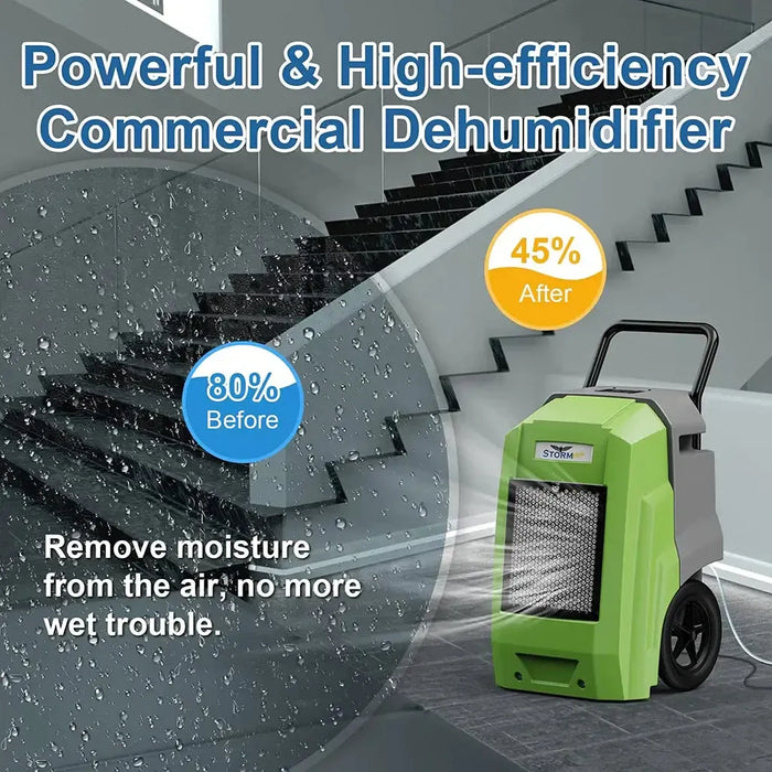 AlorAir Storm Pro Smart Wi-Fi Dehumidifier for Large Basement - STORM-PRO-GREEN-STORM-PRO-BLUE-STORM-PRO-YELLOW-STORM-PRO-RED  Mini Split Systems Direct