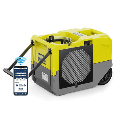 AlorAir Storm SLGR 1250X Smart Industrial Dehumidifier, 125 PPD - Storm-SLGR-1250X-Yellow  Mini Split Systems Direct