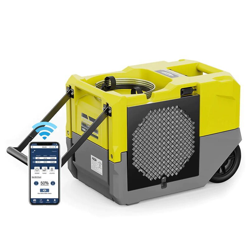 AlorAir Storm SLGR 1250X Smart Industrial Dehumidifier, 125 PPD