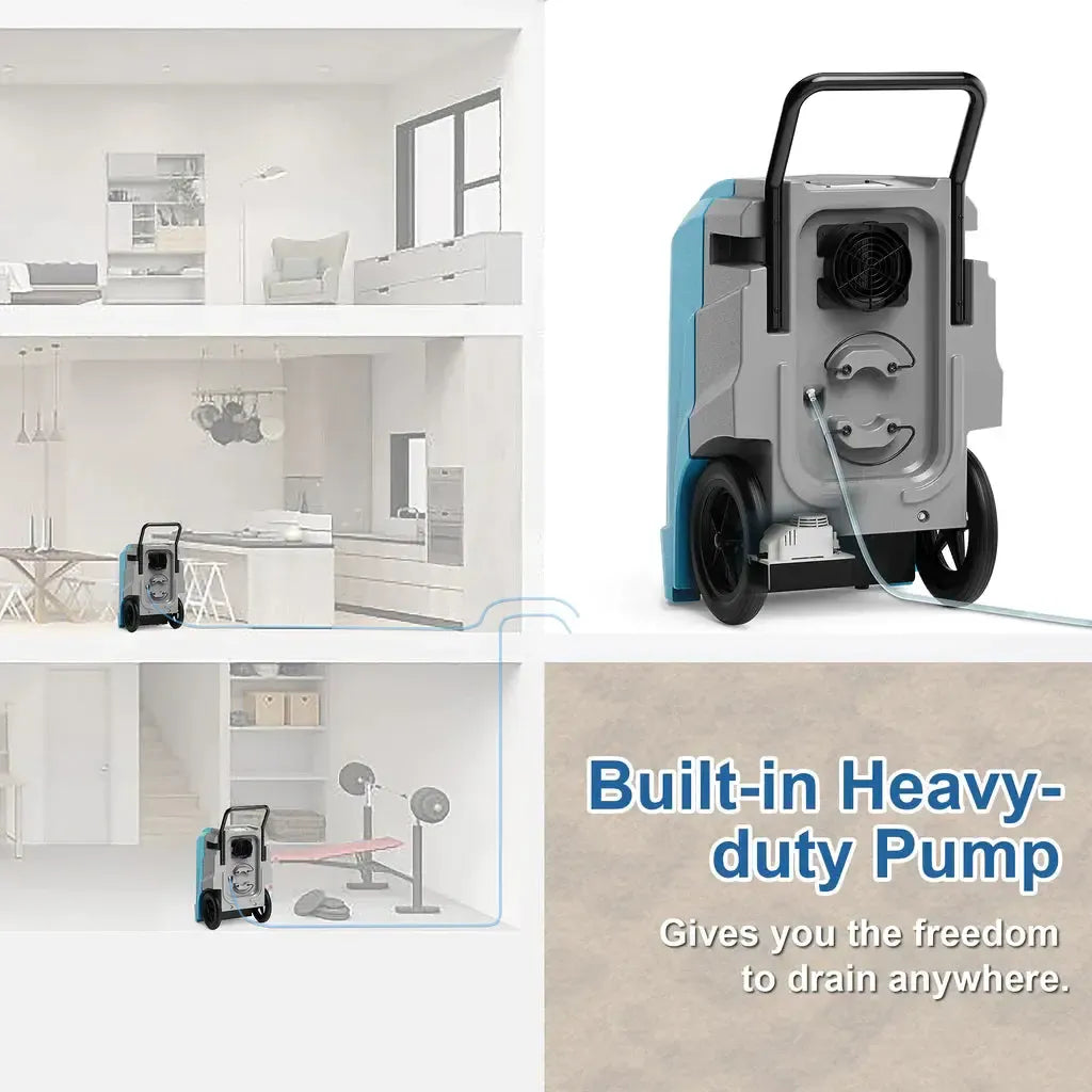 AlorAir Storm Ultra New 190 PPD Commercial Portable LGR Dehumidifier with APP Control