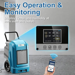 AlorAir Storm Ultra New 190 PPD Commercial Portable LGR Dehumidifier with APP Control - STORM-ULTRA-BLUE-STORM-ULTRA-GREEN-STORM-ULTRA-YELLOW-STORM-ULTRA-RED  Mini Split Systems Direct