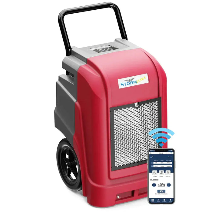 AlorAir Storm Ultra New 190 PPD Commercial Portable LGR Dehumidifier with APP Control - STORM-ULTRA-BLUE-STORM-ULTRA-GREEN-STORM-ULTRA-YELLOW-STORM-ULTRA-RED  Mini Split Systems Direct