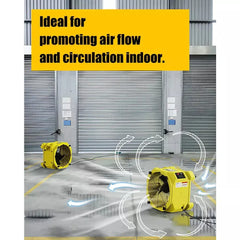 AlorAir Zeus Extreme Axial Fan High-velocity Air Mover 3000CFM with Hour Meter, Variable Speed, Circuit Breaker Protection - X002S9RFHN  Mini Split Systems Direct