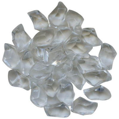 Amantii / Sierra Flame Fire Glass Media – “Clear” – Gem – AMSF-GLASS-06 - AMSF-GLASS-06  Mini Split Systems Direct