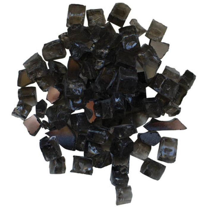 Amantii / Sierra Flame Fire Glass Media – “Dark Grey” Reflective – AMSF-GLASS-05 - AMSF-GLASS-05  Mini Split Systems Direct