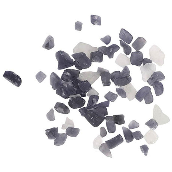 Amantii / Sierra Flame Fire Glass Media – “Smokey Grey And White” Small Bead – AMSF-GLASS-14 - AMSF-GLASS-14  Mini Split Systems Direct