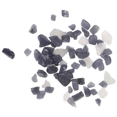 Amantii / Sierra Flame Fire Glass Media – “Smokey Grey And White” Small Bead – AMSF-GLASS-14 - AMSF-GLASS-14  Mini Split Systems Direct