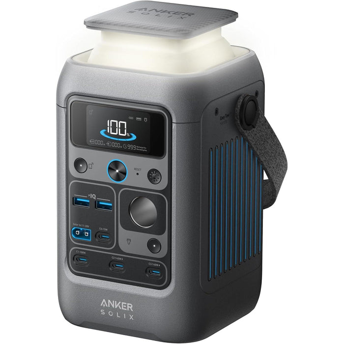 Anker SOLIX C200 DC Power Bank Station, 192Wh Portable Power Station, LiFePO4 Battery, 200W Solar Generator, for Outdoor Camping, Traveling, and Emergencies (No Wall Charger Included) - B0D62PMB3R-B0DBLMHRQ7  Mini Split Systems Direct
