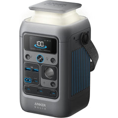 Anker SOLIX C200 DC Power Bank Station, 192Wh Portable Power Station, LiFePO4 Battery, 200W Solar Generator, for Outdoor Camping, Traveling, and Emergencies (No Wall Charger Included) - B0D62PMB3R-B0DBLMHRQ7  Mini Split Systems Direct