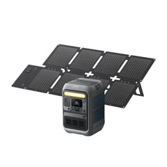 Anker Solar Generator SOLIX C300 with 60W Solar Panel, 288Wh Portable Power Station, 300W (600W Surge), LiFePO4 Battery, 140W Two-Way Fast Charging, for Outdoor Camping, Traveling, and Emergencies - B0D62GMQ3F  Mini Split Systems Direct