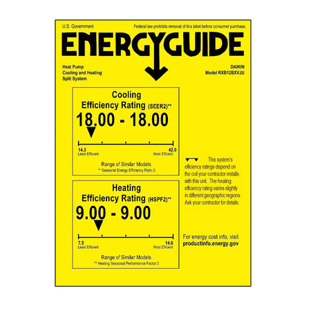 Daikin ENTRA 12,000 BTU 18 SEER2 Single Zone Ductless Mini Split Air Conditioner Heat Pump System 208/230V - FTXB12BXVJU / RXB12BXVJU - FTXB12BXVJU / RXB12BXVJU-FTXB12BXVJU / RXB12BXVJU / LS14381210DMSF / CW-144-FTXB12BXVJU / RXB12BXVJU / LS14381215DMSF / CW-144-FTXB12BXVJU / RXB12BXVJU / LS14381230DMSF / CW-144-FTXB12BXVJU / RXB12BXVJU / LS14381250DMSF / CW-144  Mini Split Systems Direct