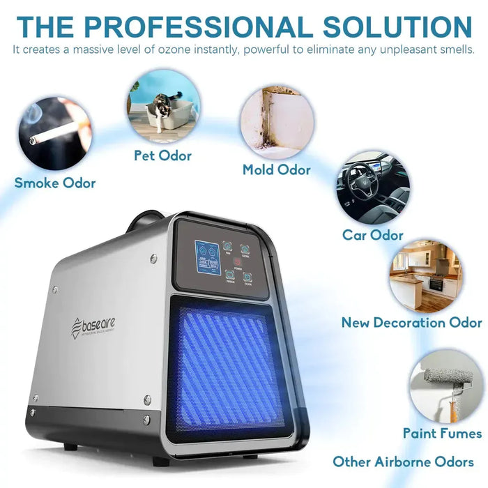 BaseAire 888 Pro 7000 mgh Ozone Generator Digital O3 Machine Home X002Z5T2ZD - X002Z5T2ZD  Mini Split Systems Direct