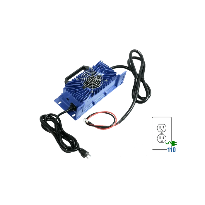 BigBattery 48V 110V AC 20A IP65 Blue Charger - PWS053  Mini Split Systems Direct