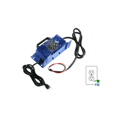 BigBattery 48V 110V AC 20A IP65 Blue Charger - PWS053  Mini Split Systems Direct